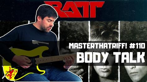 Body Talk by RATT - Riff Guitar Lesson w/TAB - MasterThatRiff! 110 ...