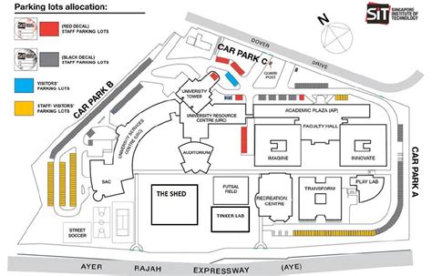 Parking lots at SIT Dover Campus - TUM Asia