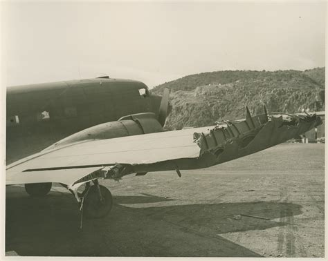 Damaged airplane at an airfield, Palermo, Sicily, Italy, 1943 | The ...