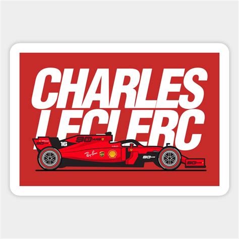 Charles Leclerc Ferrari Magnet | Customize Your Fridge Decor