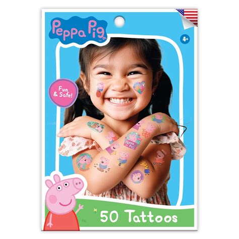 Peppa Pig Temporary Tattoos