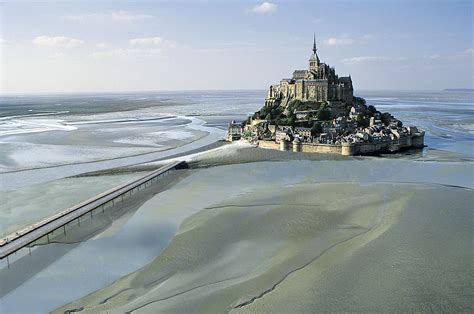 Castle on an island in Normandy, France wallpapers and images - wallpapers, pictures, photos