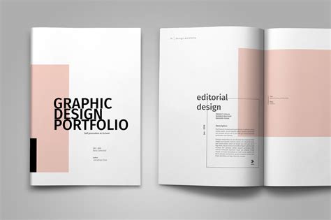 Graphic Design Portfolio Template (82436) | Brochures | Design Bundles ...