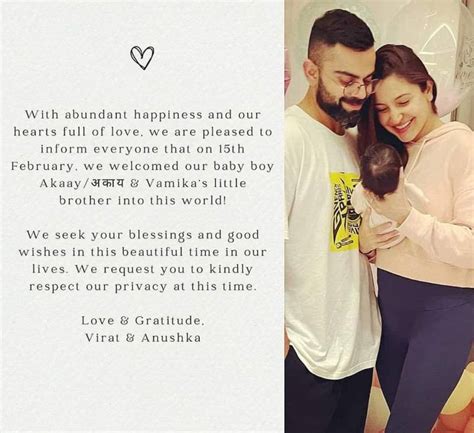 Virat Kohli, Anushka Sharma blessed with baby boy