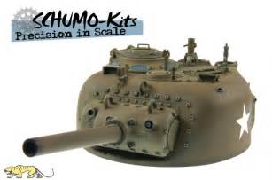 SCHUMO-Kits 105mm Howitzer Super Detail Turret for Tamiya M4A3E8 ...