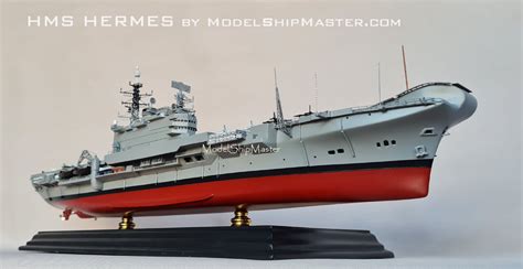 HMS Hermes aircraft carrier model