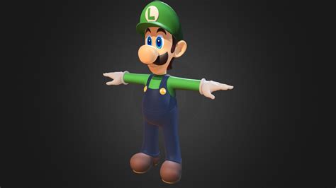 Luigi HD - 3D model by Elhiot [f7a48d0] - Sketchfab