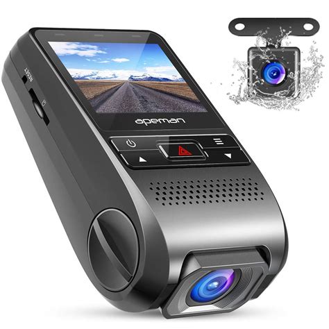 APEMAN Dash Cam Dual Dash Camera DVR Dashboard Recorder FHD 1080P Front ...