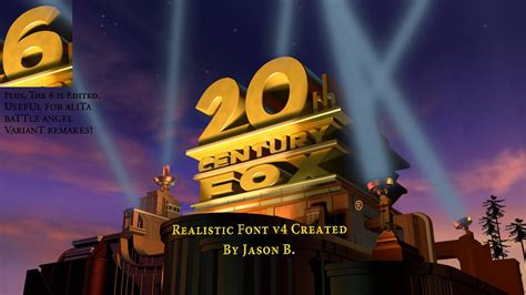 20th Century Fox 2009 Font V4 by AniGummiJason on DeviantArt