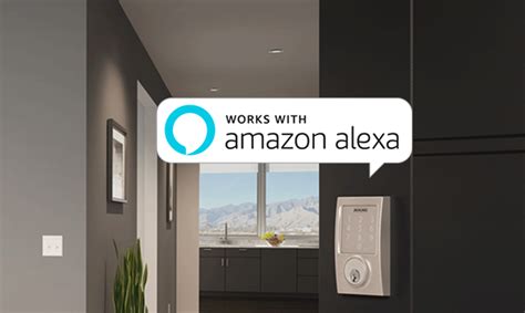 Schlage Sense Smart Deadbolt lock now works with Amazon Alexa for voice control