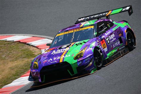 The amazing X Works - Eva Racing Nissan GT-R GT3 competing in the 2019 Super GT championship ...