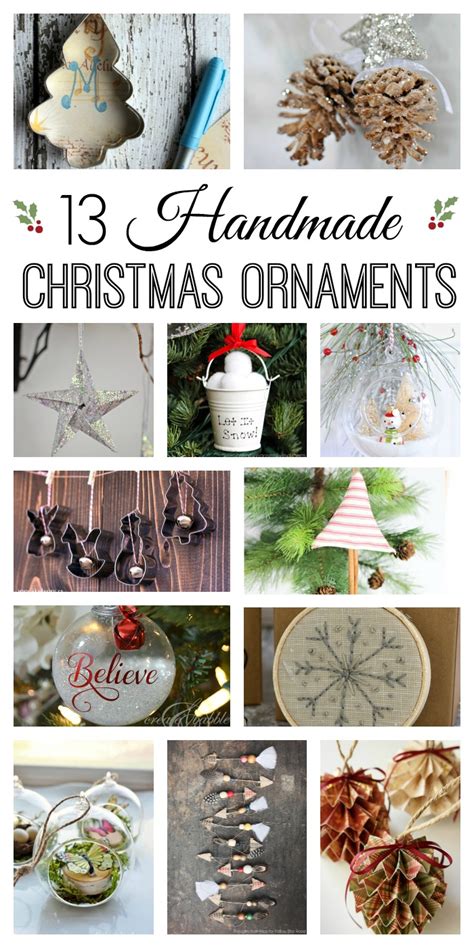 13 Handmade Christmas Ornaments - Town & Country Living