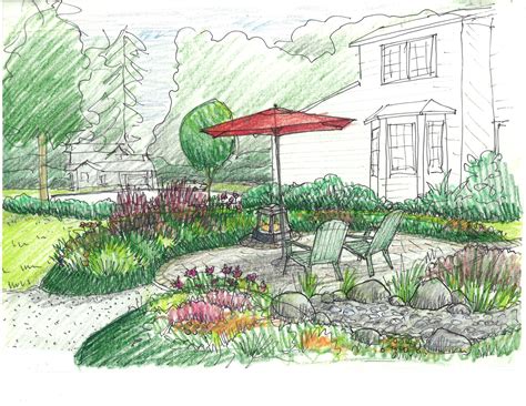 Sketch of the Week: Kirkland Garden Design