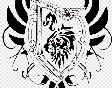 Lion Crest - Lion Tattoo Clipart Crest, Transparent Png - 610x481 (#20119952) PNG Image - PngJoy