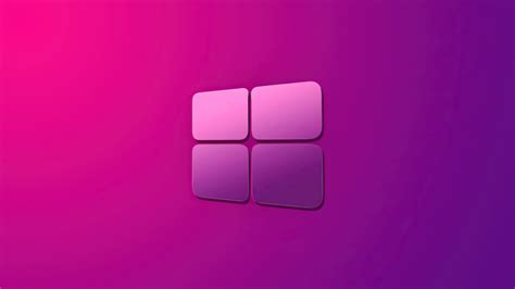 Windows 10 Pink Purple Gradient Logo 4k Wallpaper,HD Computer Wallpapers,4k Wallpapers,Images ...