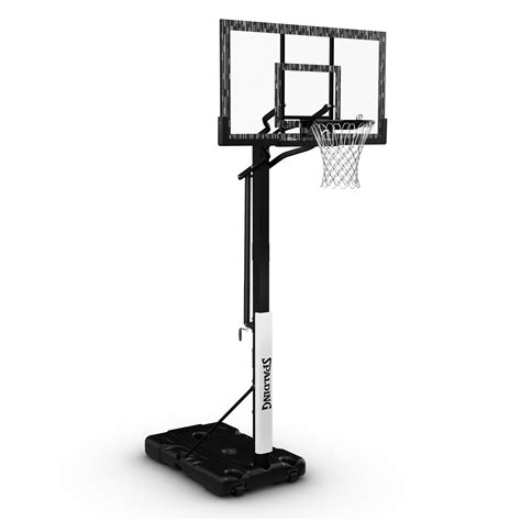 Spalding 60 In. Acrylic Screw Jack Portable Basketball Hoop System ...