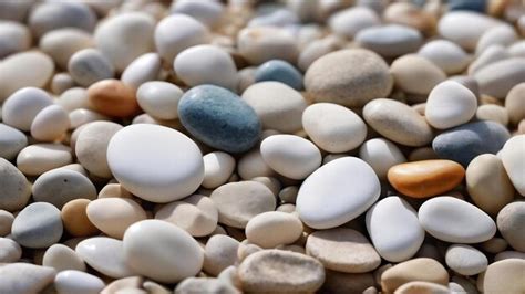 Premium AI Image | Free photo wallpaper of white pebbles