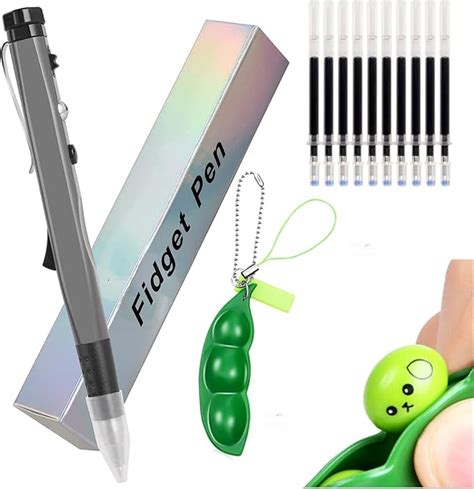 Fidget Pens for Anxiety Stress Pen, Fidget Pen for Adults School Teenagers ADHD Pen, Squeeze ...