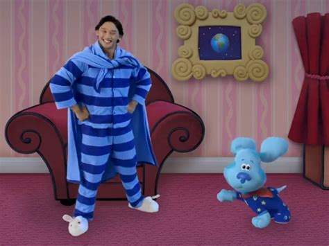 Blue's Clues And You Pajama Party With Blue! Josh And Blue Became The Pajama Superheroes. in ...