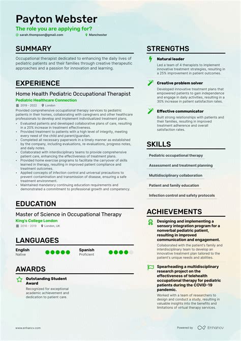 3 Occupational Therapist CV Examples for 2023