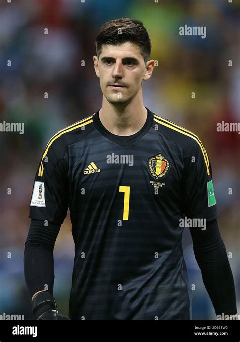 Belgium goalkeeper Thibaut Courtois Stock Photo - Alamy