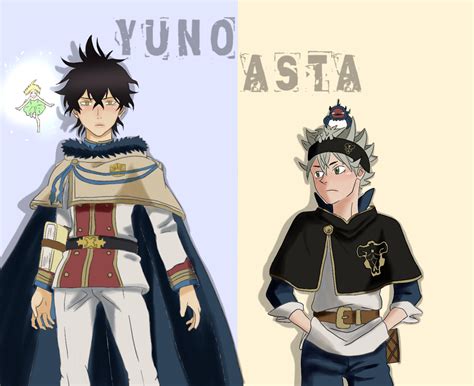 Asta and Yuno (Black Clover) あやこ/Ayako - Illustrations ART street