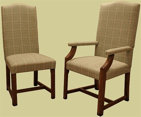 Upholstered Dining Chairs | Reproduction Oak Upholstered Chairs ...