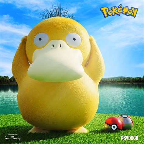 Psyduck pokémon 3d model - Finished Projects - Blender Artists Community