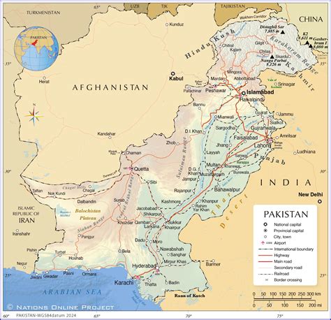 Political Map of Pakistan - Nations Online Project