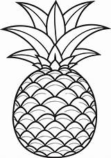 Pineapple Fruit Illustration For Coloring Pages Kids 47119007  sketch template