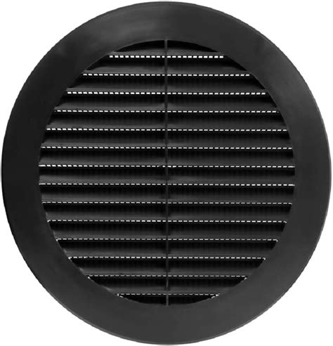 6” Plastic Vent Cover Black – Round Soffit Vent – Grille Cover – HVAC ...