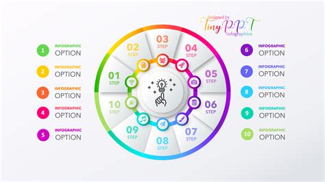 Fan Out Infographic Concept 10 Options