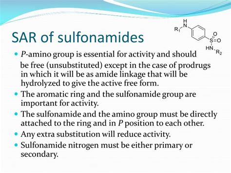 PPT - Sulfonamides antibacterial agents PowerPoint Presentation - ID:2240800