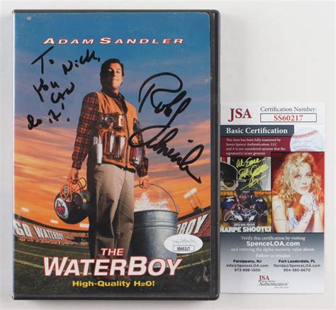 Rob Schneider Signed "The Waterboy" DVD Disc Case Inscribed "You Can Do It!" (JSA COA ...