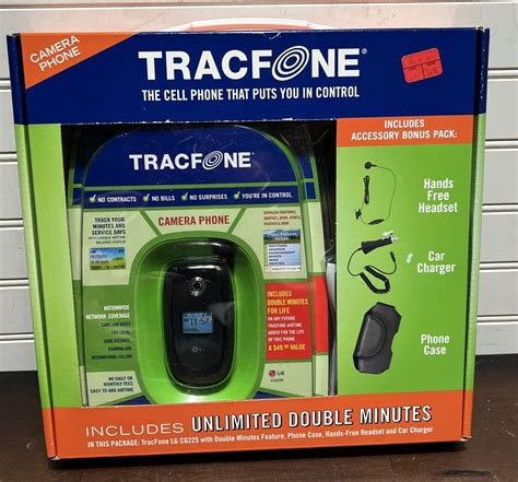 Tracfone+LG+CG225+Camera+Phone+Bonus+Accessory+Pack for sale online | eBay