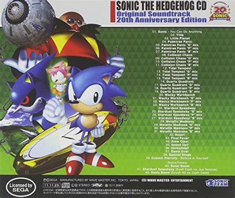 SONIC THE HEDGEHOG CD Original Soundtrack 20th Anniversary Edition ...