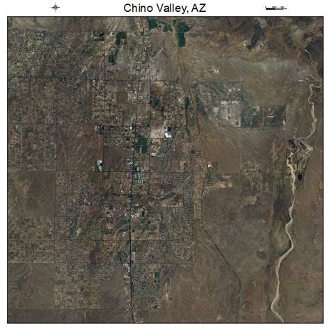 Aerial Photography Map of Chino Valley, AZ Arizona