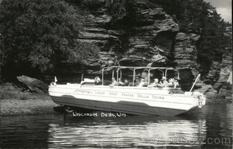 Duck Boat Tours Wisconsin Dells, WI Postcard