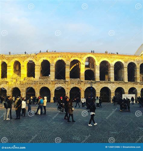 Arena Verona editorial photo. Image of city, center - 126012486