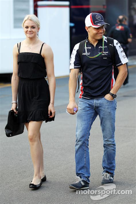 Valtteri Bottas, Williams with his girlfriend Emilia Pikkarainen ...