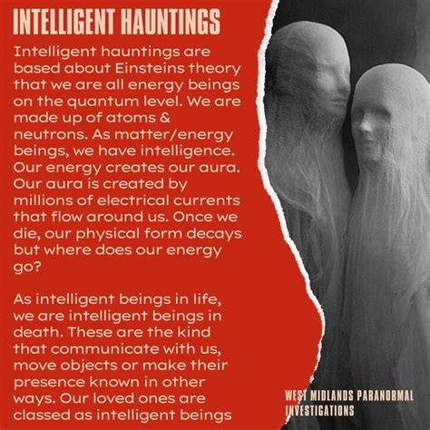 Types of Hauntings - Intelligent | Haunting, Witch spirit, Spells witchcraft