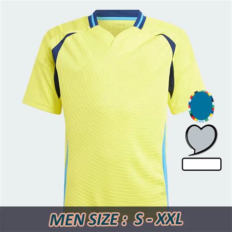 Sweden Euro Cup National Team Soccer Jersey Set 24/25 Home/Away ...