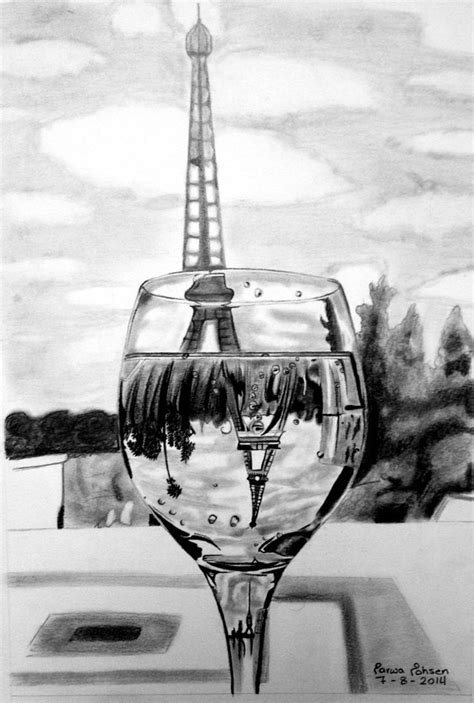 Reflection | Wine glass, White wine, Alcoholic drinks