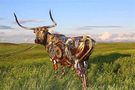 Simply Creative: Scrap Metal Animal Sculptures by John Lopez