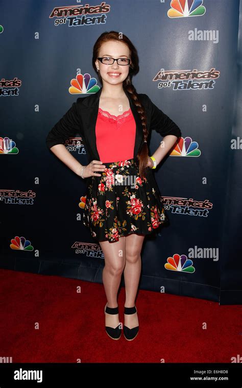 Singer Mara Justine attends the post-show red carpet for NBC's 'America ...