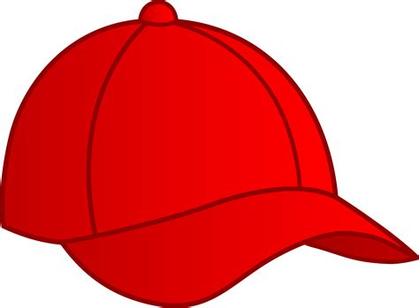 Red Baseball Cap On A Transparent Background Free Image - Baseball Cap Clipart - Png Download ...