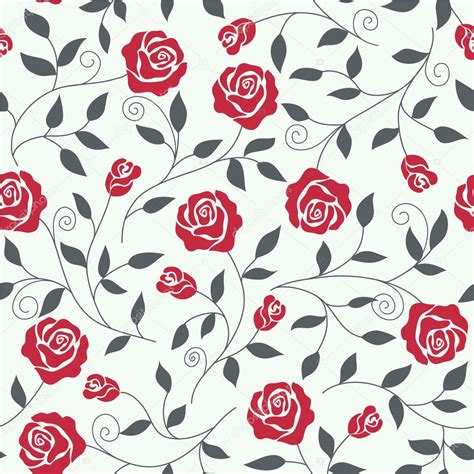 Rose Pattern Background