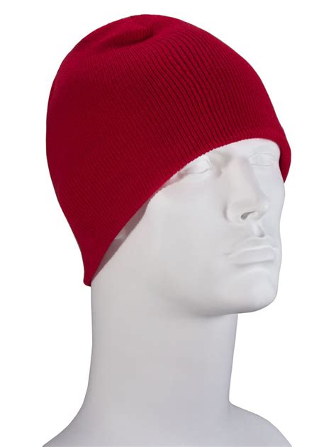 Solid Red Beanie Winter Hat - Dozen Packed - Walmart.com - Walmart.com