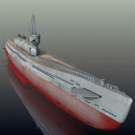 I-400 submarine 3D model - TurboSquid 1340541