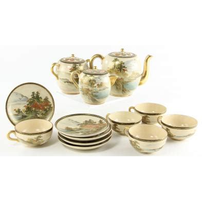 Japanese Satsuma Tea Set (Lot 431 - The Estate of Miss Edna Earle BoykinSep 28, 2012, 10:00am)